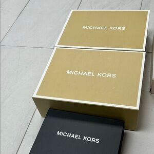 Michael Kors Gold and Black Gift Boxes